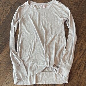 Juicy Couture knotted long sleeve shirt